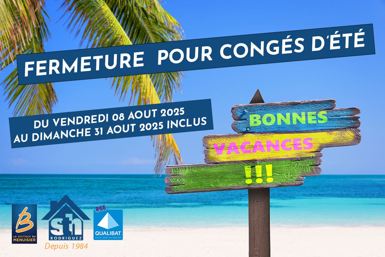 Congés d'été - du 08 au 31 Aout 2025
